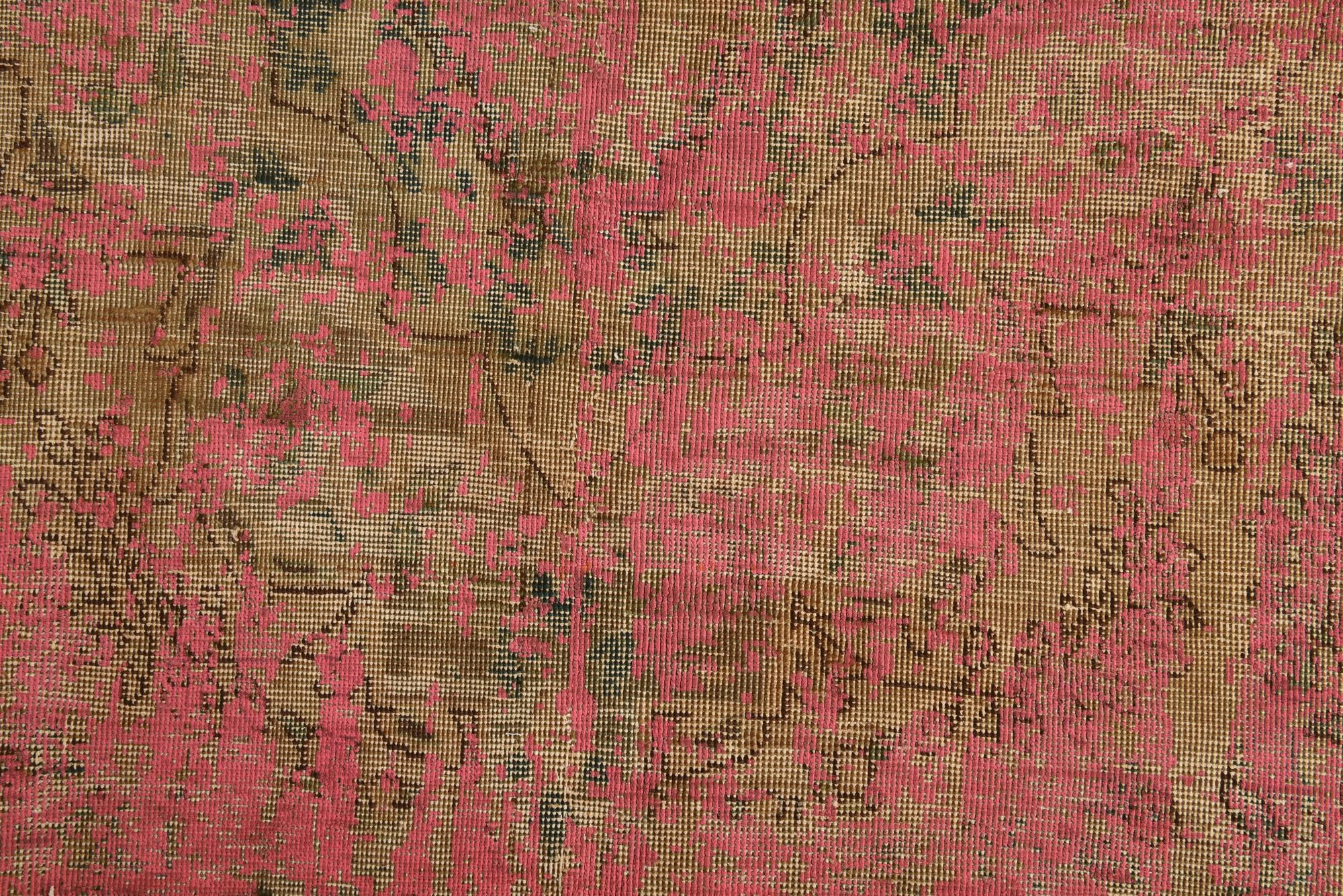 6' 2 x 8' 10 Hand Knotted Ultra Vintage Persian Wool Rug