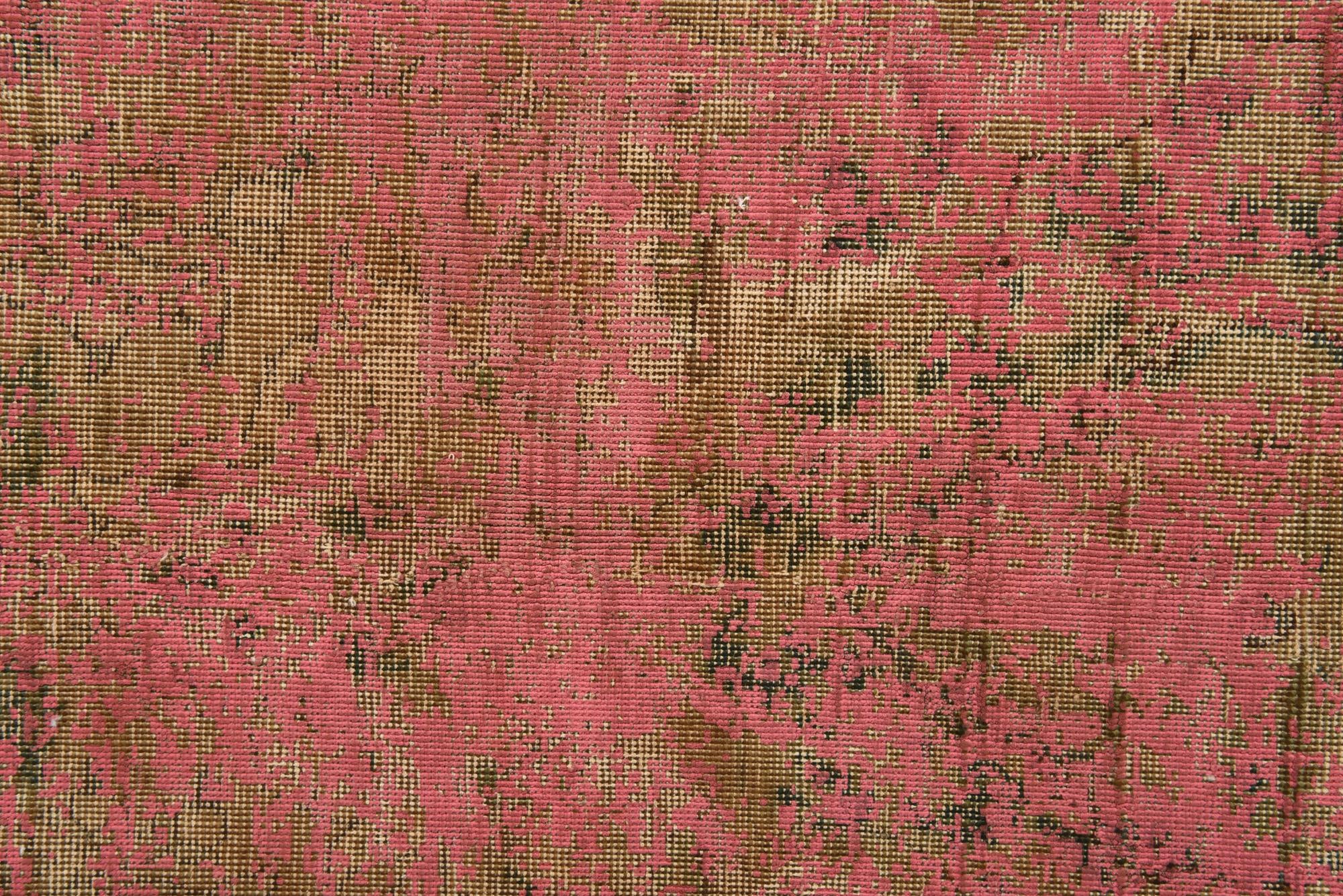 6' 2 x 8' 10 Hand Knotted Ultra Vintage Persian Wool Rug