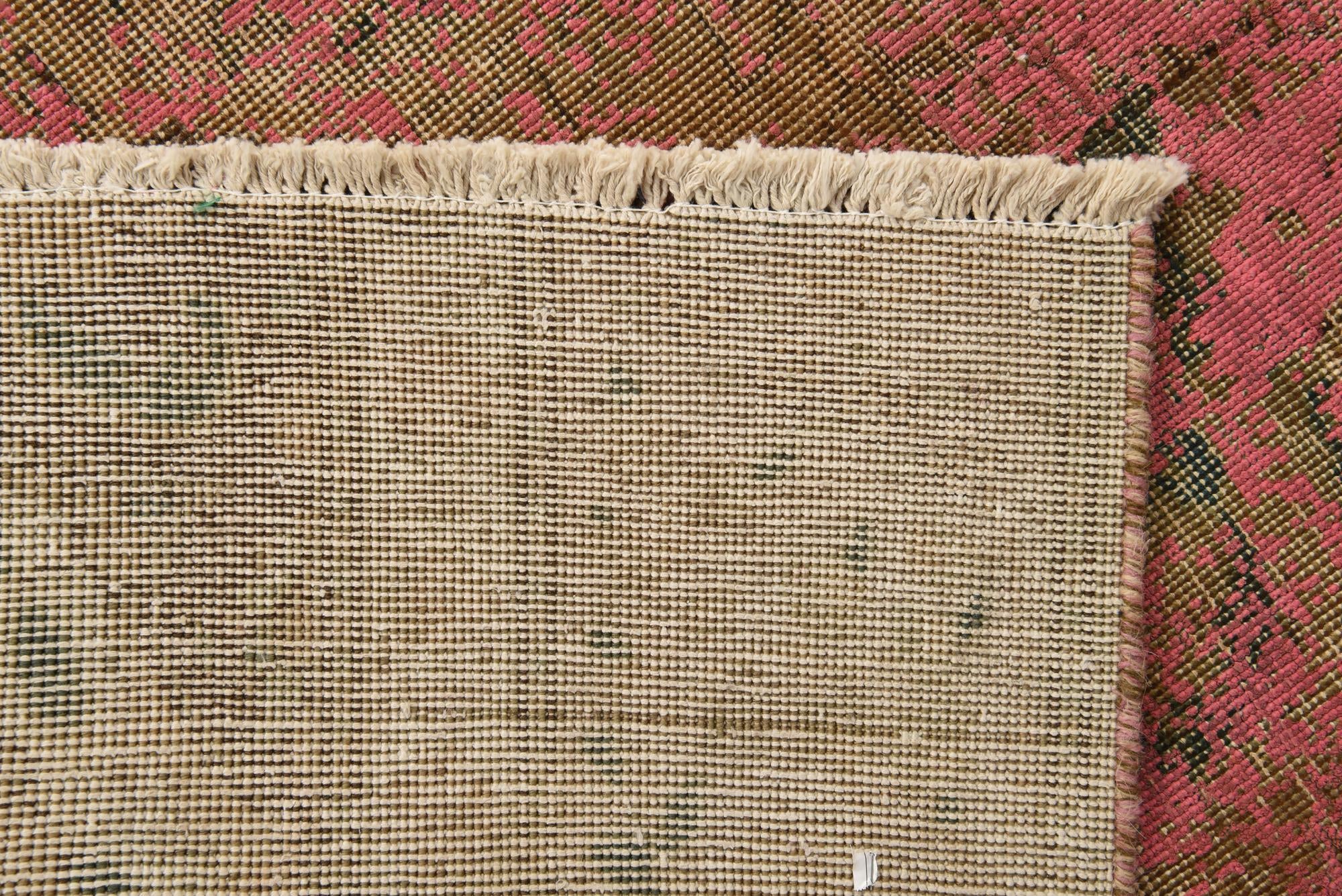 6' 2 x 8' 10 Hand Knotted Ultra Vintage Persian Wool Rug