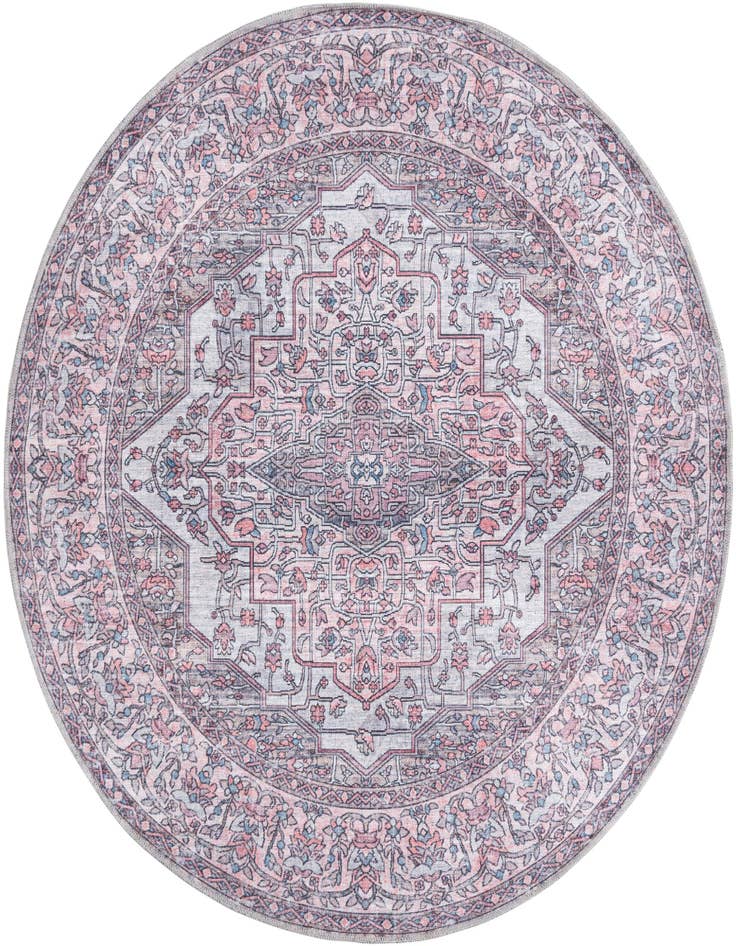 Detail image of 5' 3 x 5' 3 Washable Mangata Round Rug
