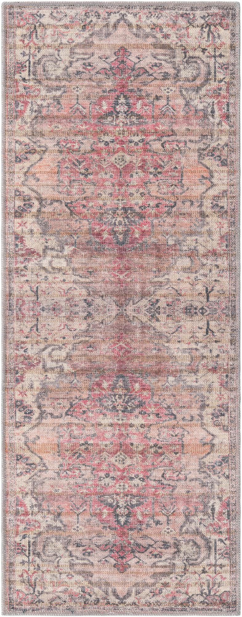 2' x 5' Washable Nostalgia Runner Rug