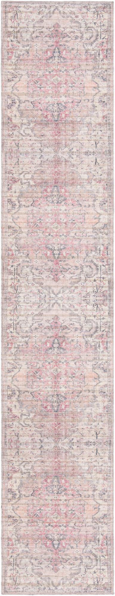 2' 7 x 14' Washable Nostalgia Runner Rug