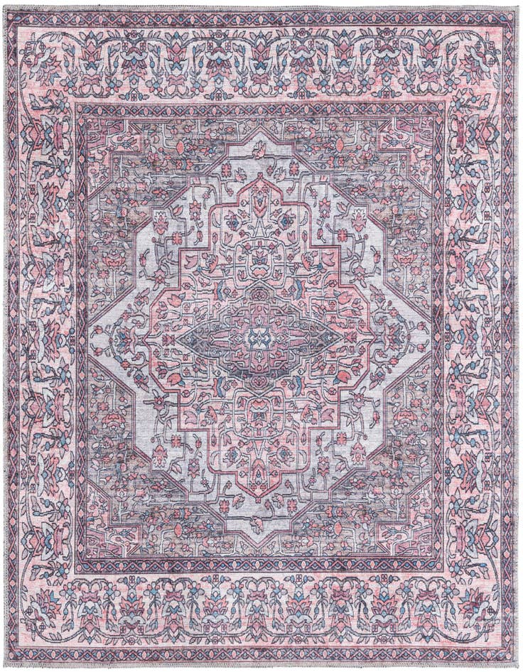 Detail image of 5' 3 x 5' 3 Washable Mangata Square Rug