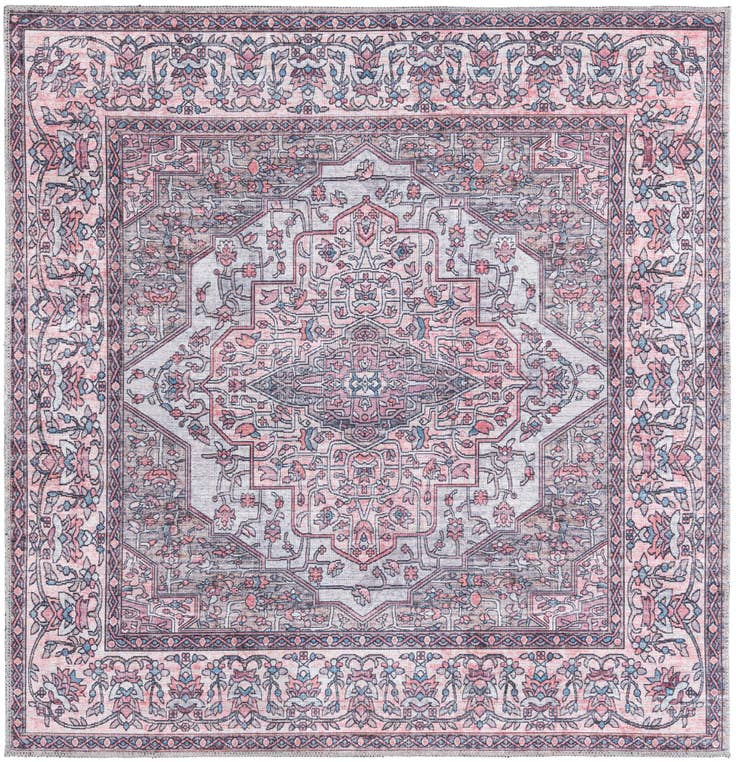 Detail image of 160cm x 160cm lavable Mangata Alfombra Cuadrado