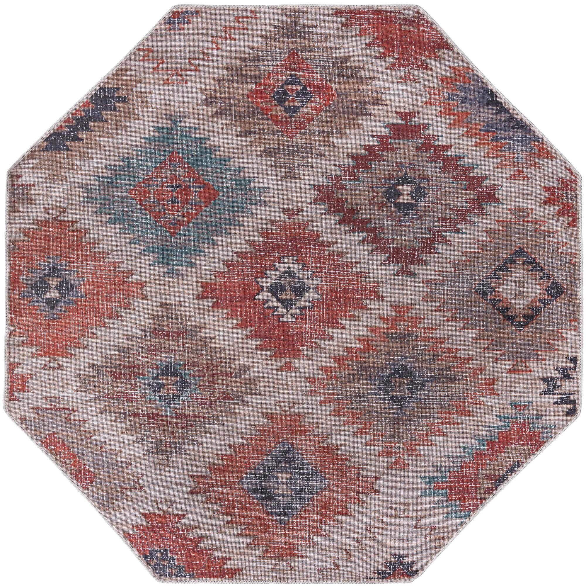 7' 10 x 7' 10 Washable Sisu Octagon Rug