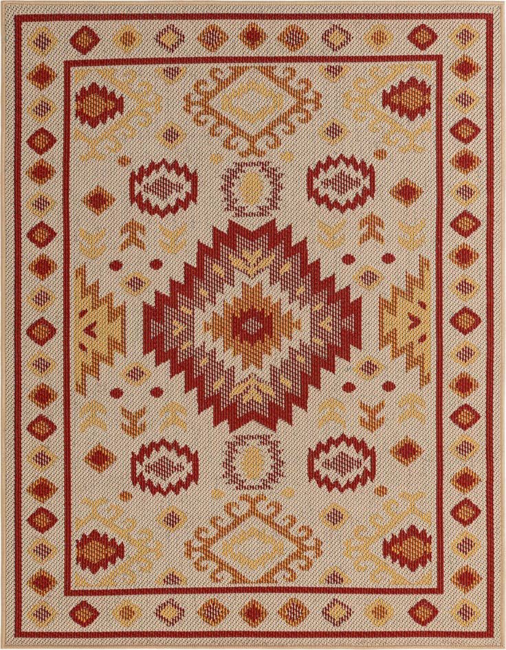 Detail image of 4' x 6' Easy-Clean Baja Indoor / Outdoor Rug