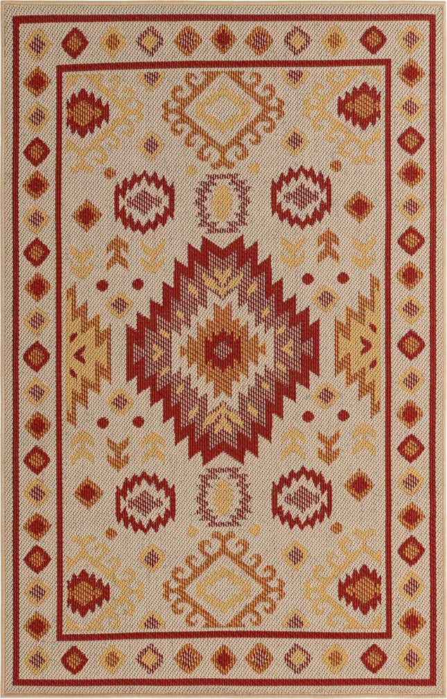 4' x 6' Easy-Clean Baja Indoor / Outdoor Rug