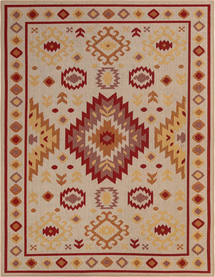 Detail image of 6' x 9' Easy-Clean Baja Indoor / Outdoor Rug