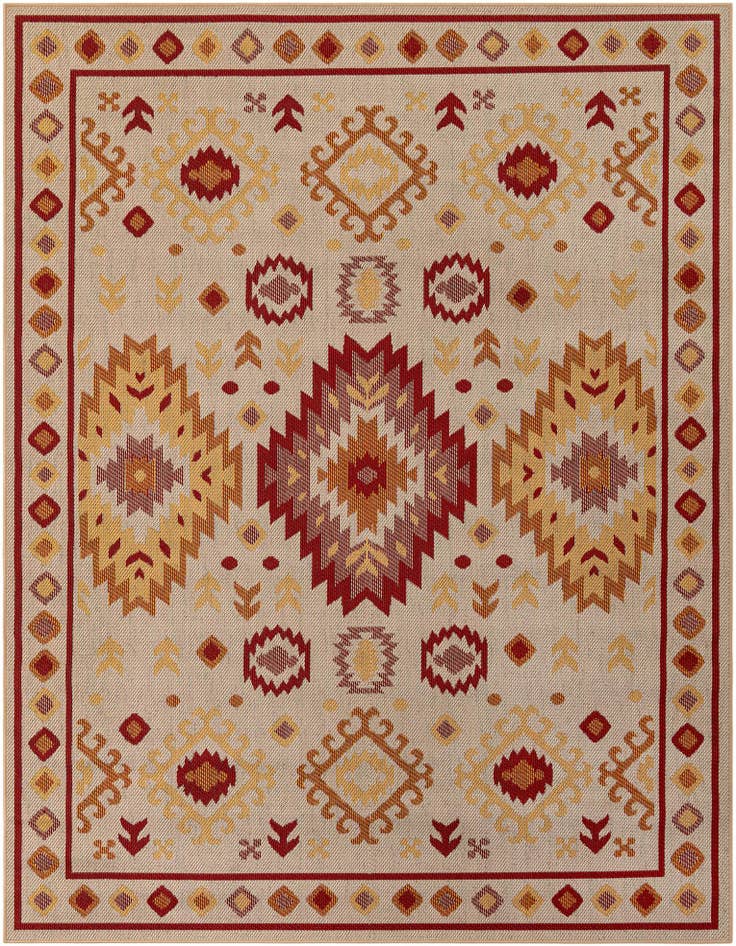 Detail image of 7' 10 x 10' Easy-Clean Baja Indoor / Outdoor Rug