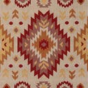 Rug Beige and Rust Red Swatch link