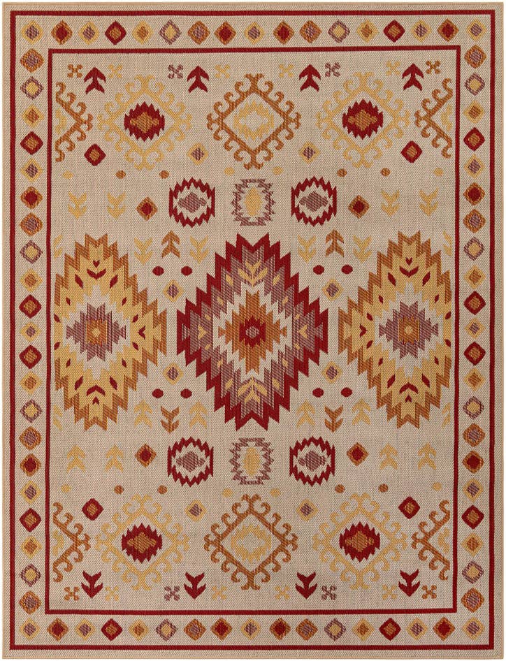 Detail image of 7' 10 x 10' Easy-Clean Baja Indoor / Outdoor Rug