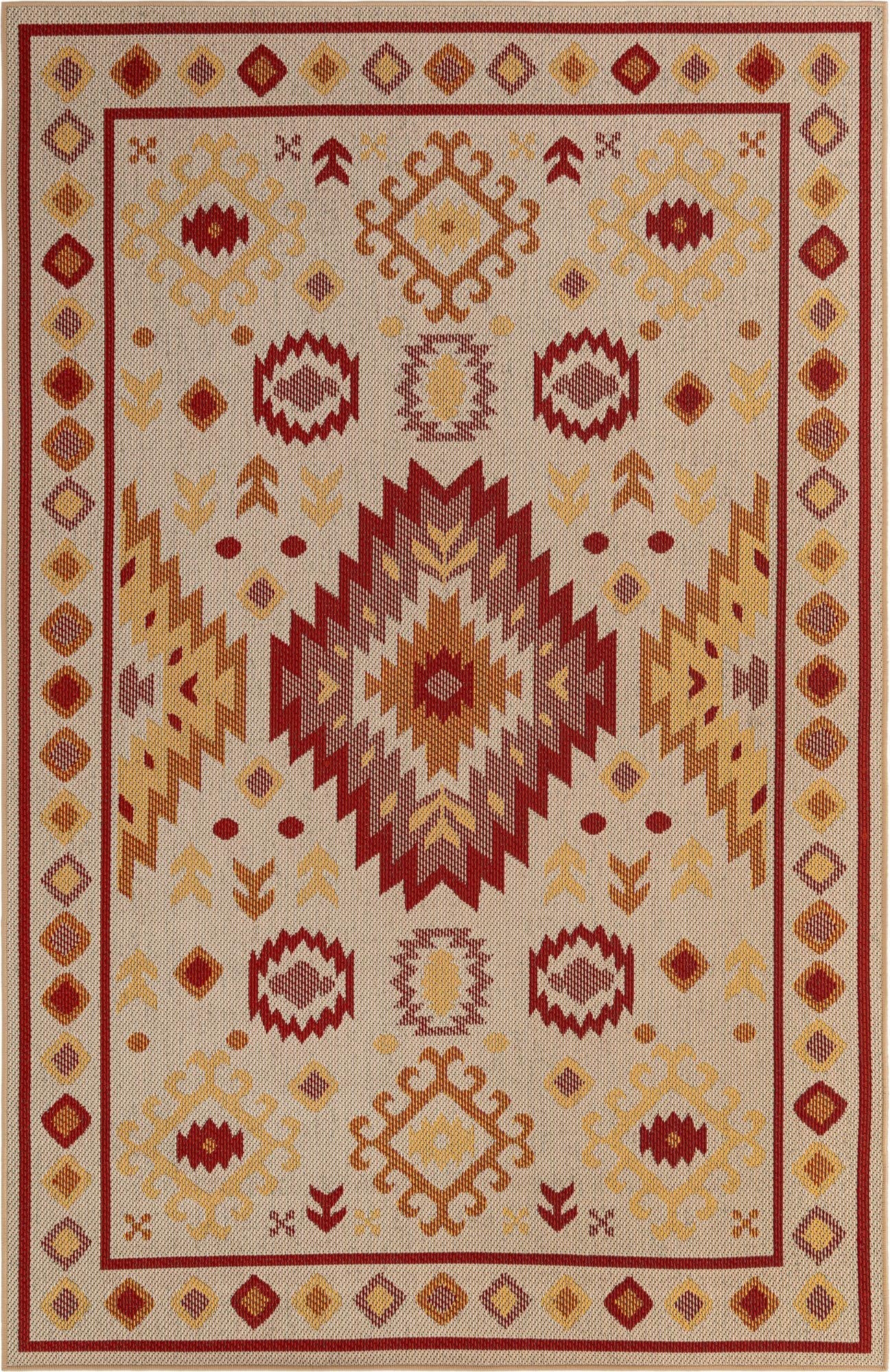 6' x 9'  Washable Baja Indoor / Outdoor Rug