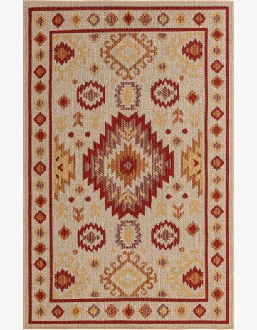 4' x 6' Easy-Clean Baja Indoor / Outdoor Rug
