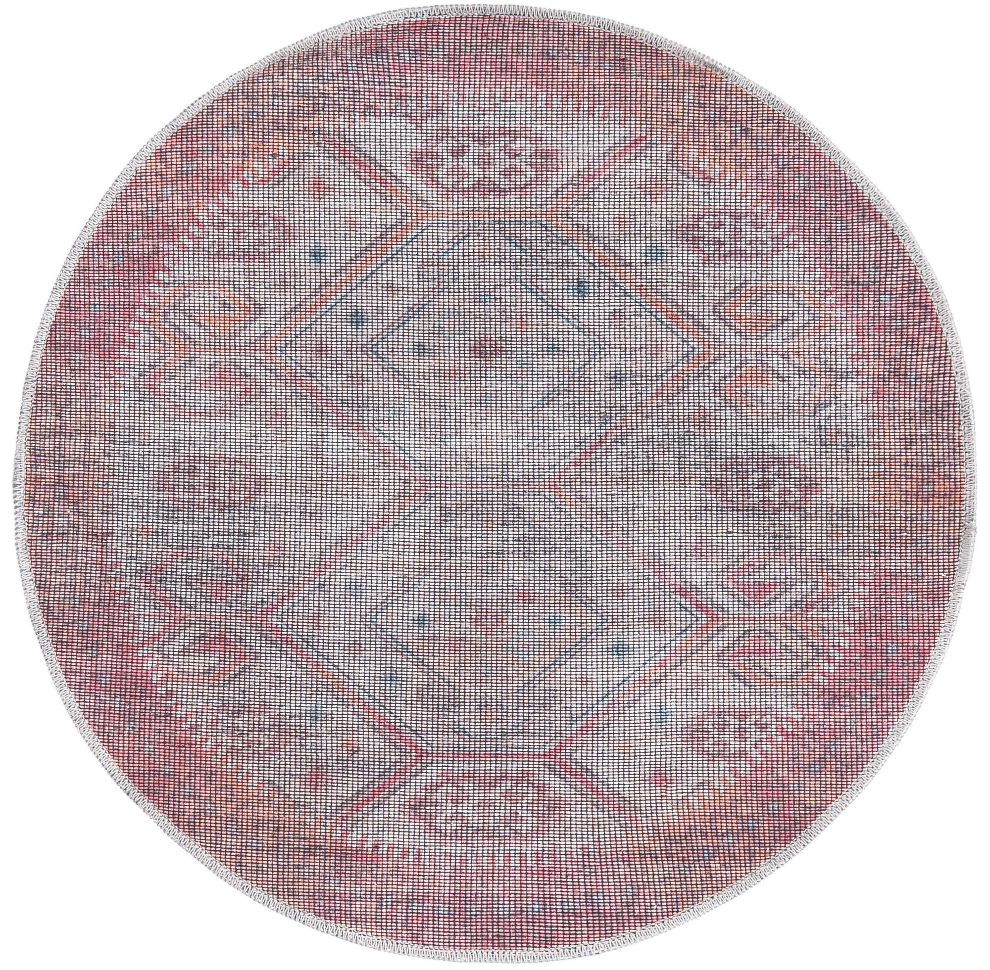 3' 3 x 3' 3 Washable Sisu Round Rug