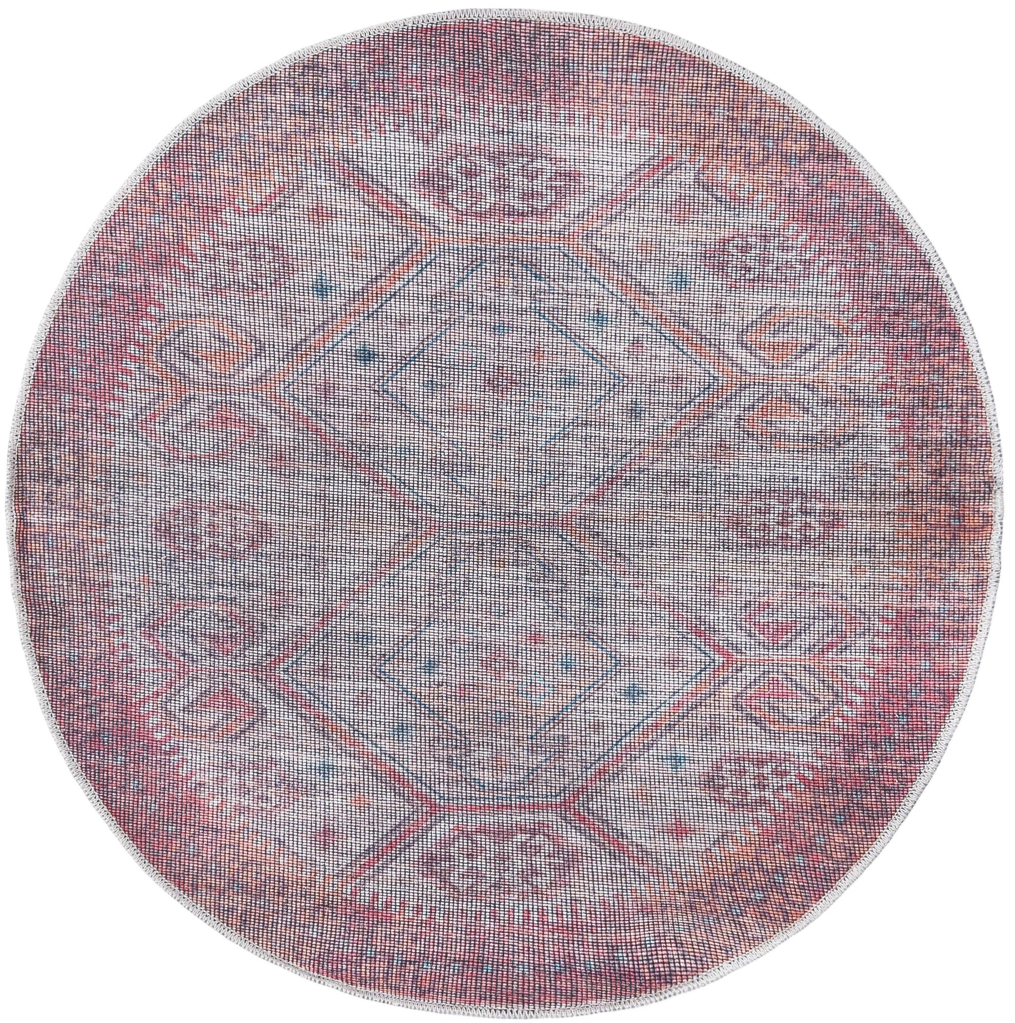 4' x 4' Washable Sisu Round Rug