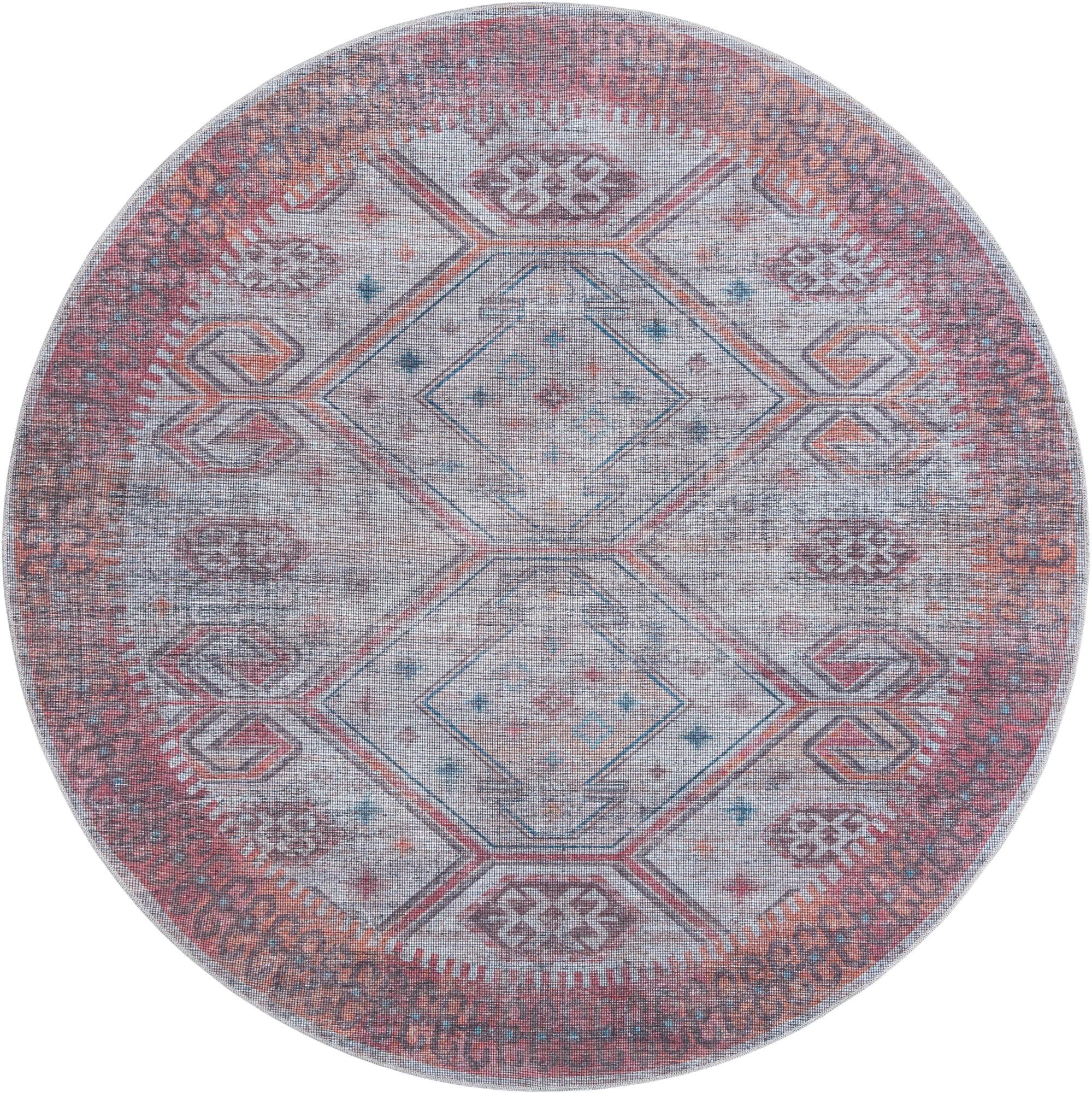 7' 10 x 7' 10 Washable Sisu Round Rug