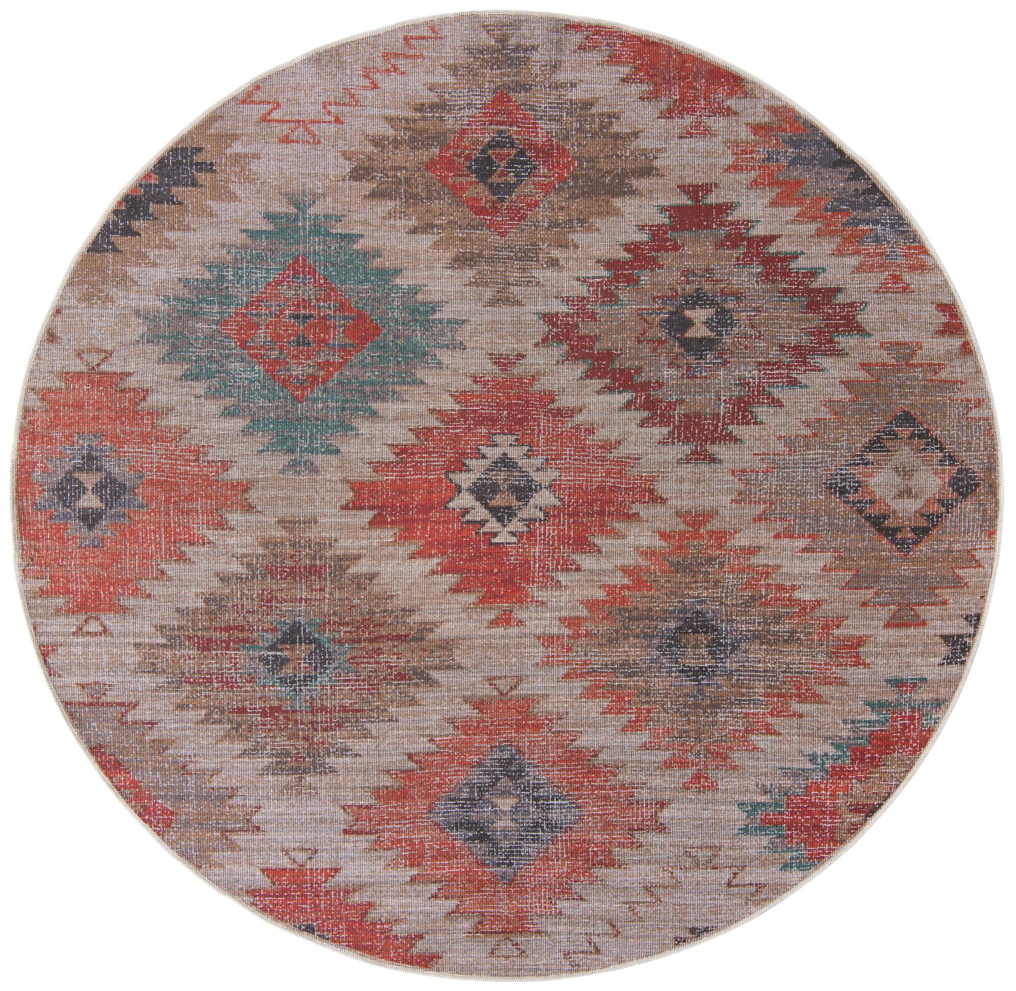 7' 10 x 7' 10 Washable Sisu Round Rug