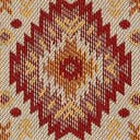Rug Beige and Rust Red Swatch link