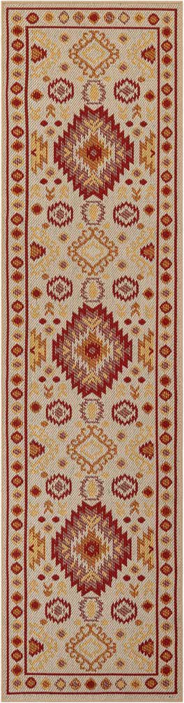 2' 7 x 10' Easy-Clean Baja Indoor / Outdoor Runner Rug
