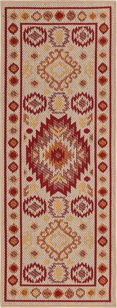 2' x 5' Easy-Clean Baja Indoor / Outdoor Runner Rug
