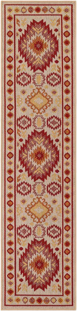 2' x 8' Easy-Clean Baja Indoor / Outdoor Runner Rug
