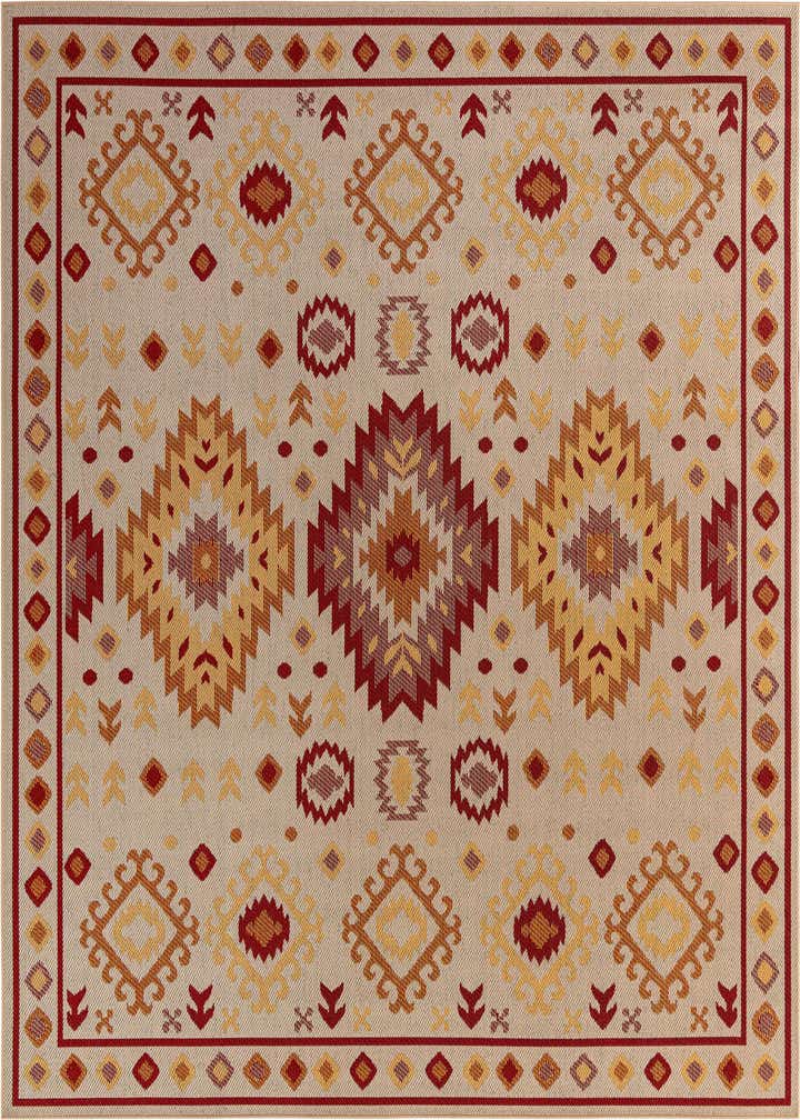10' x 10' Easy-Clean Baja Indoor / Outdoor Square Rug