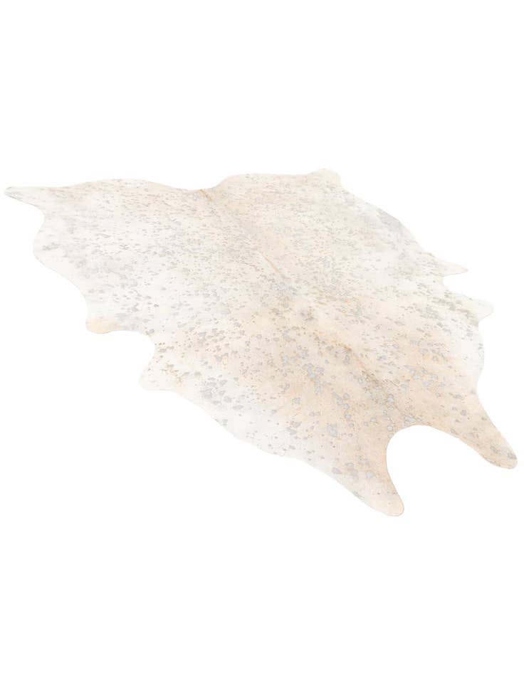 Detail image of 6' 8 x 7' 7 Cowhide Leather Freeform Rug