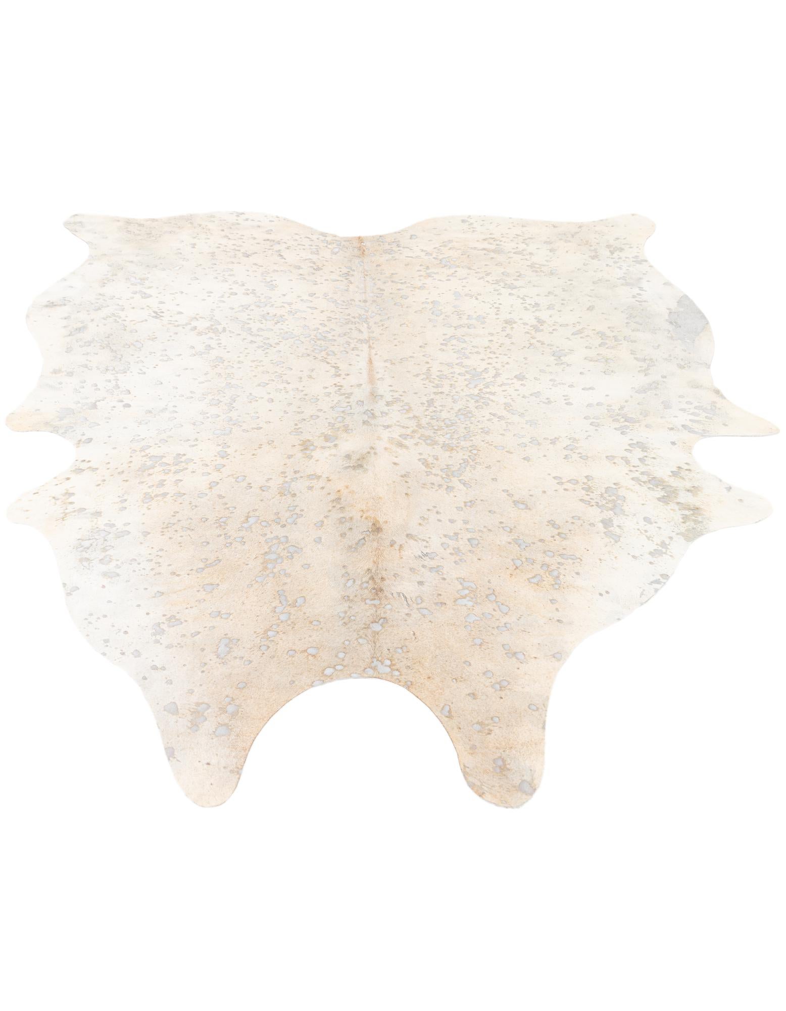 205cm x 230cm Cowhide Leather Alfombra Freeform