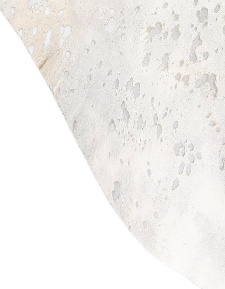 Detail image of 7' 1 x 7' 10 Cowhide Leather Square Rug