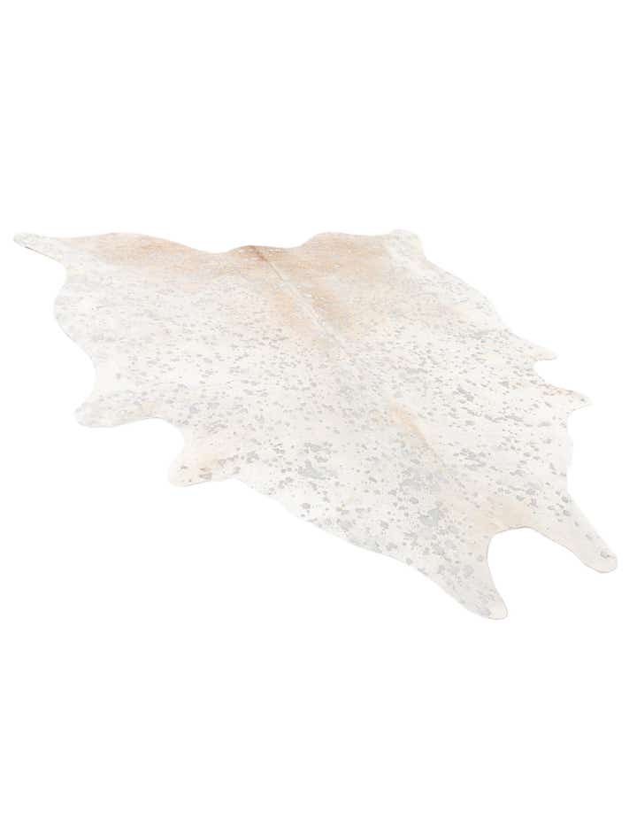 6' 10 x 7' 4 Cowhide Leather Square Rug