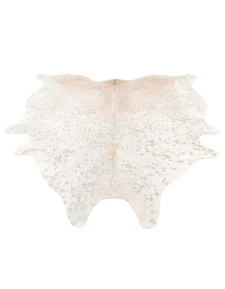 6' 10 x 7' 4 Cowhide Leather Square Rug