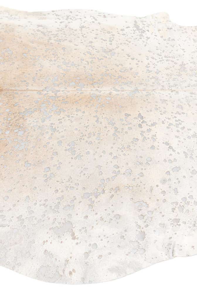 6' 10 x 7' 4 Cowhide Leather Square Rug