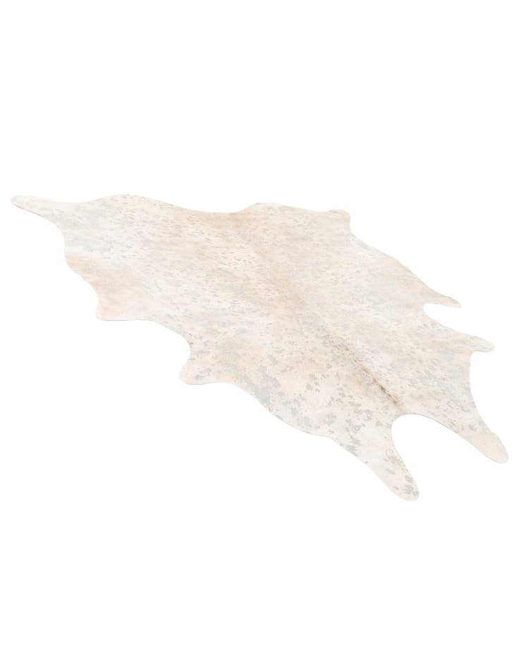 Detail image of 6' 5 x 7' 1 Cowhide Leather Square Rug