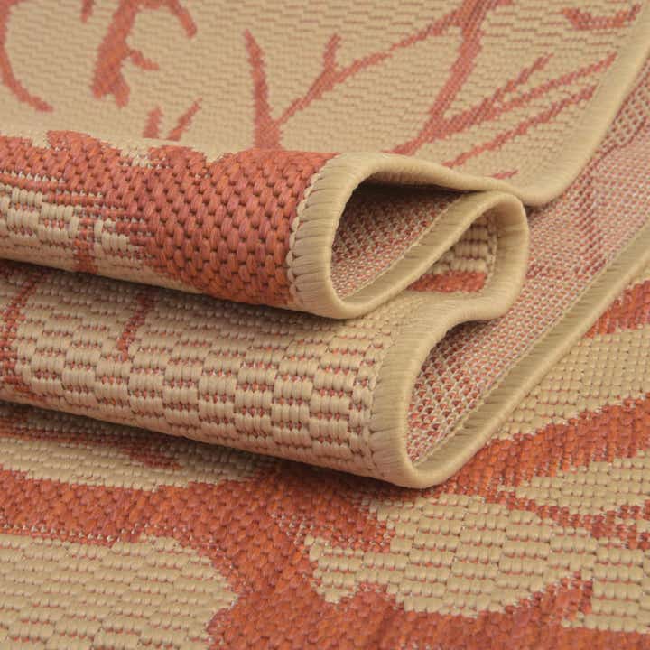 6' x 9' Easy-Clean Botanical Indoor / Outdoor Rug