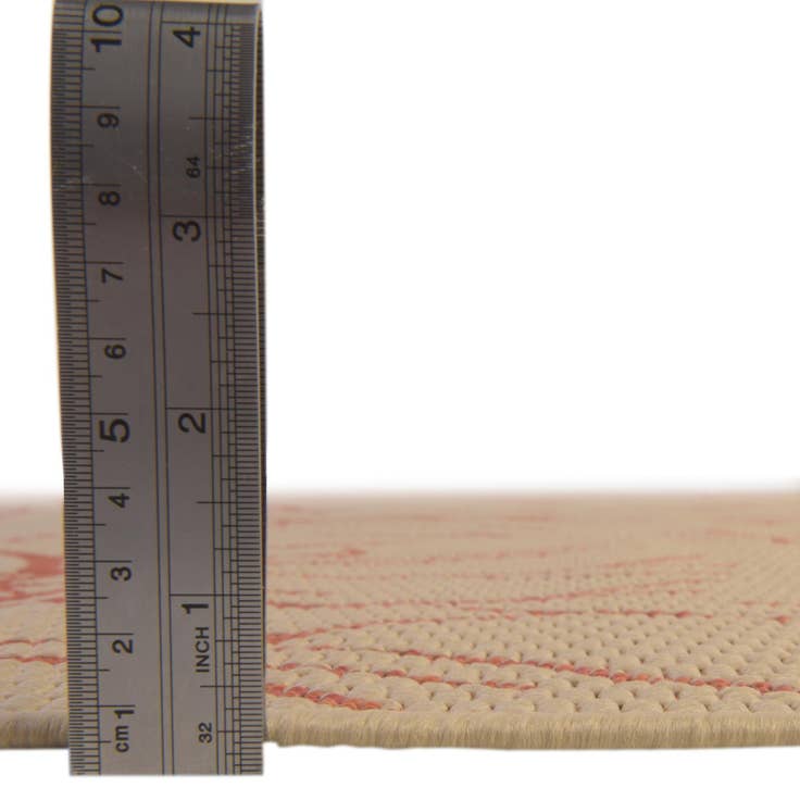 Detail image of 6' x 9' Easy-Clean Botanical Indoor / Outdoor Rug