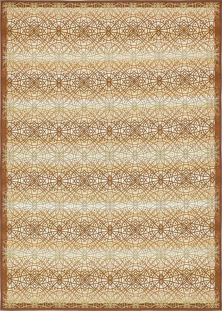 10' x 12' 2 Easy-Clean Lattice Indoor / Outdoor Rug