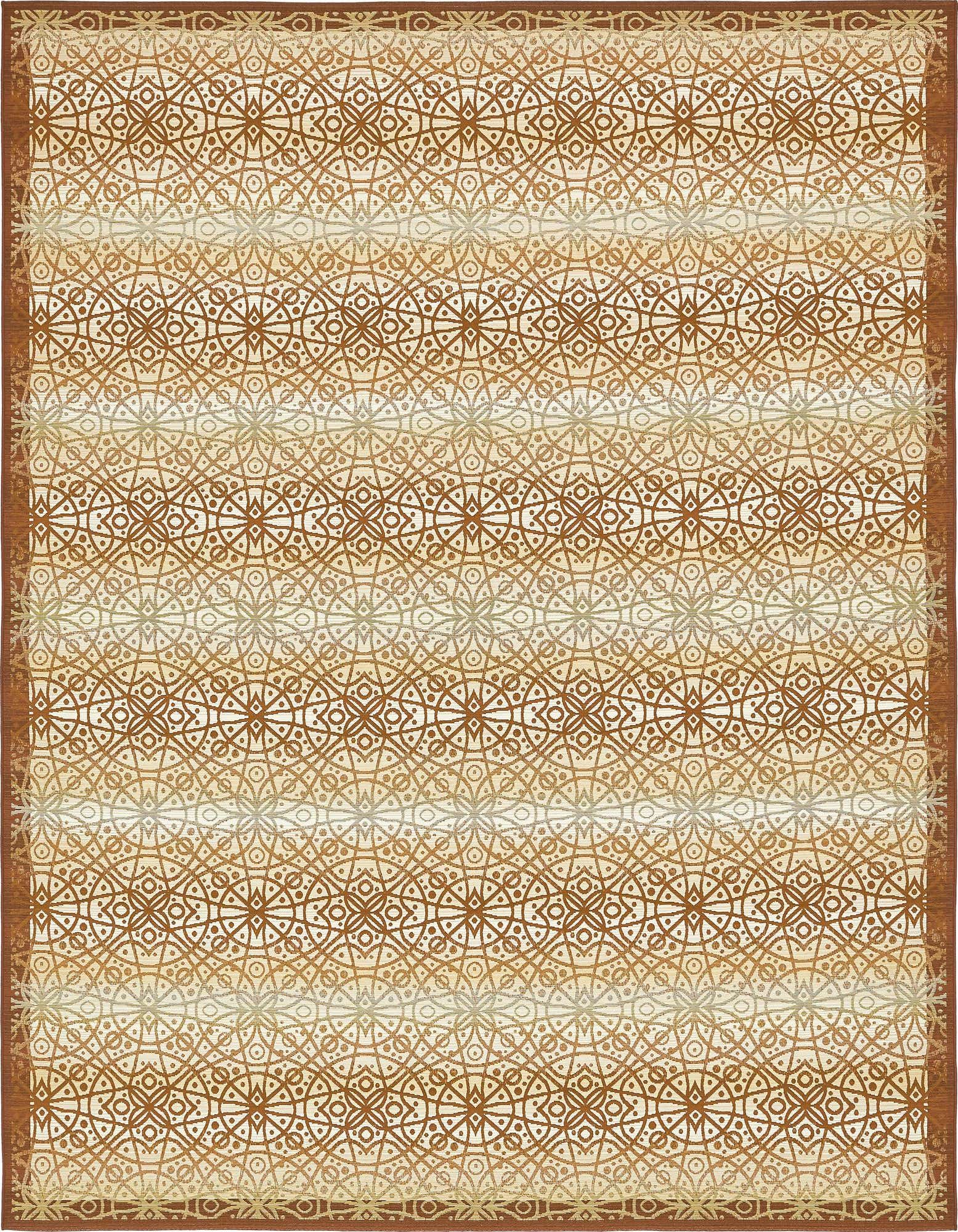 10' x 12' 2 Easy-Clean Lattice Indoor / Outdoor Rug