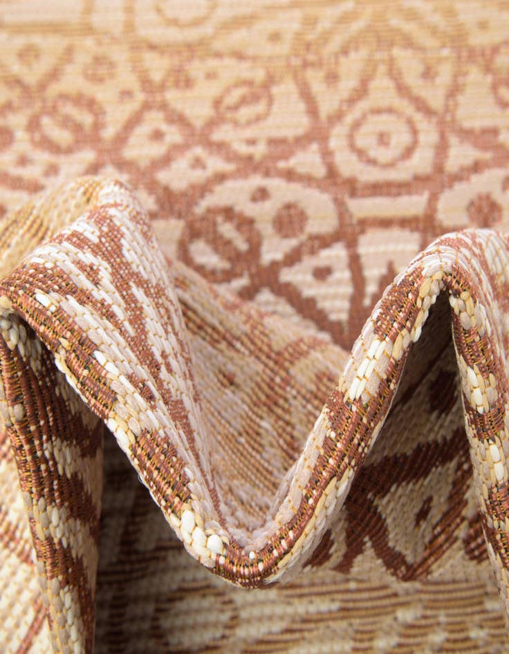 Detail image of 10' x 12' 2 Washable Lattice Indoor / Outdoor Rug