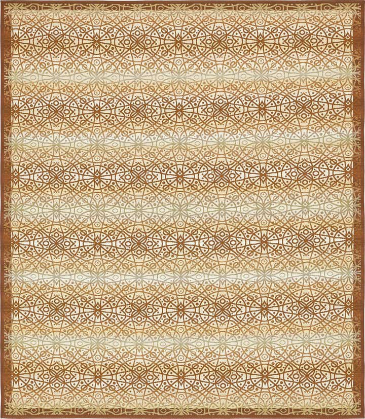 10' x 12' 2 Easy-Clean Trellis Indoor / Outdoor Rug