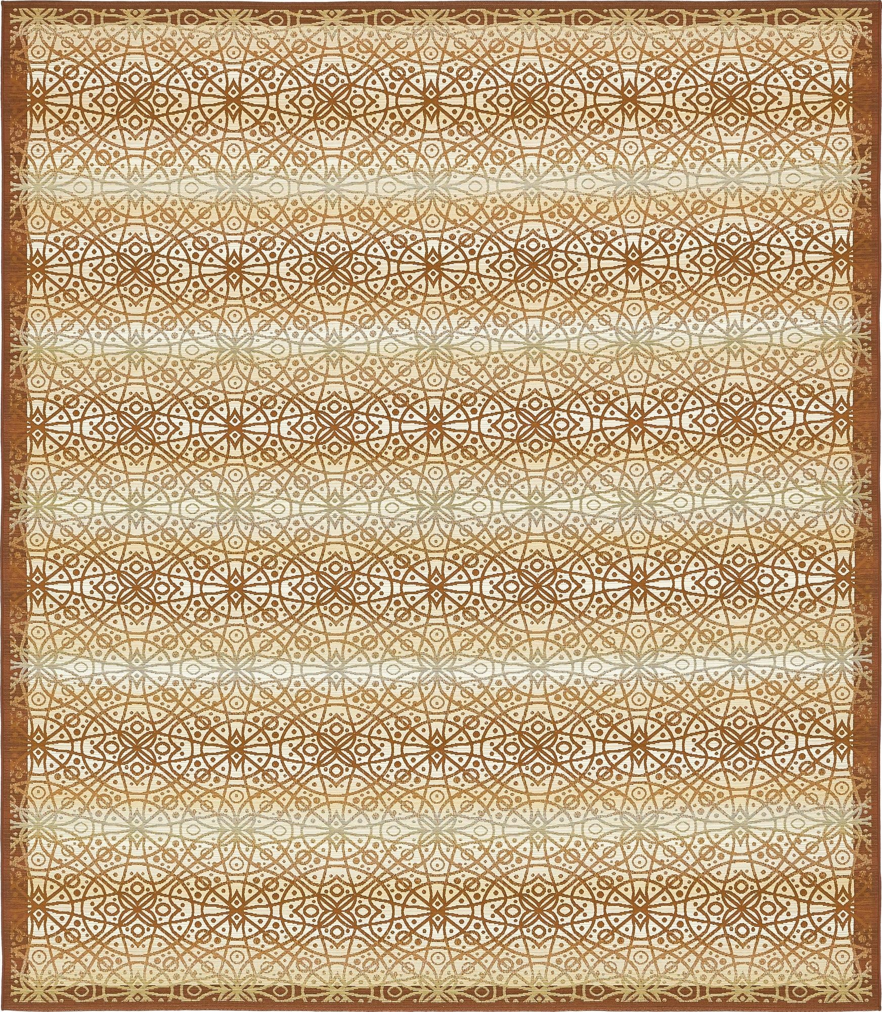 10' x 12' 2  Washable Trellis Indoor / Outdoor Rug