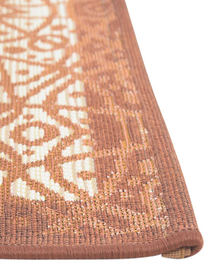 Detail image of 2' 7 x 5' 3  Washable Trellis Indoor / Outdoor Runner Rug