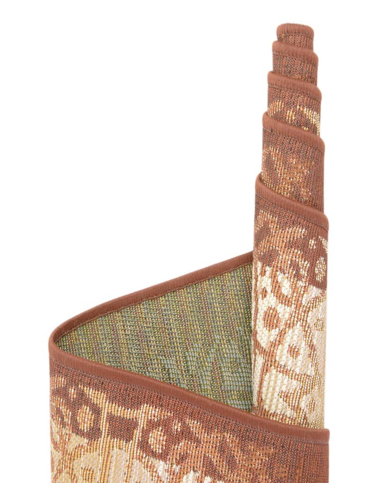 Detail image of 2' 7 x 5' 3  Washable Trellis Indoor / Outdoor Runner Rug