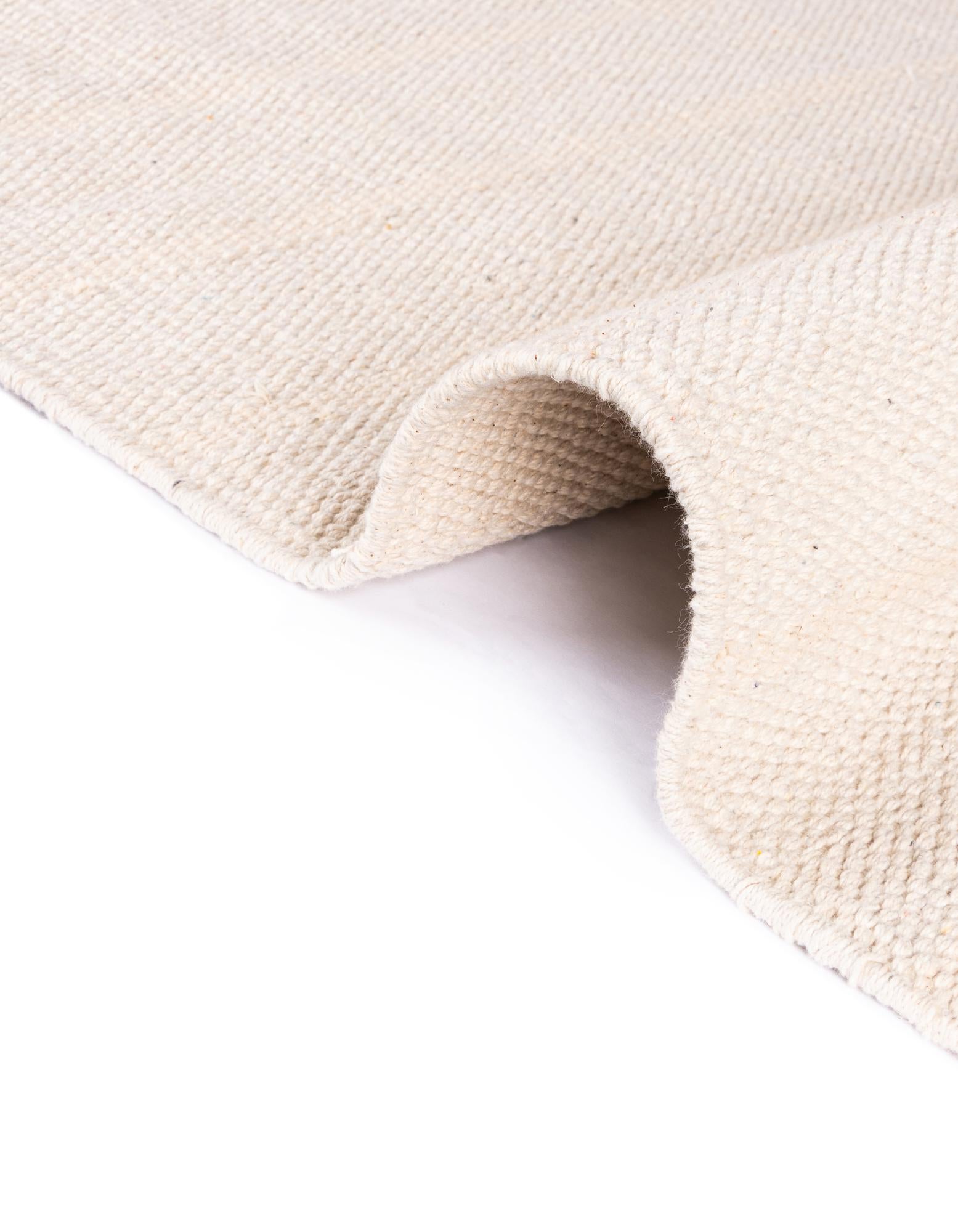 7' 1 x 7' 1 Hand Woven Chindi Cotton Square Rug