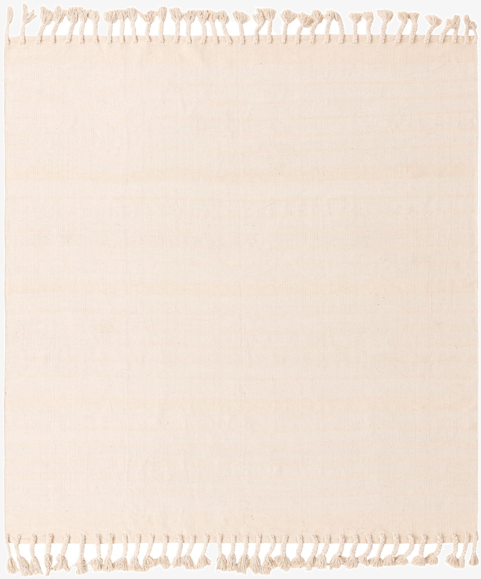 Primary image 7' 1 x 7' 1  Hand Woven Chindi Cotton Square Rug