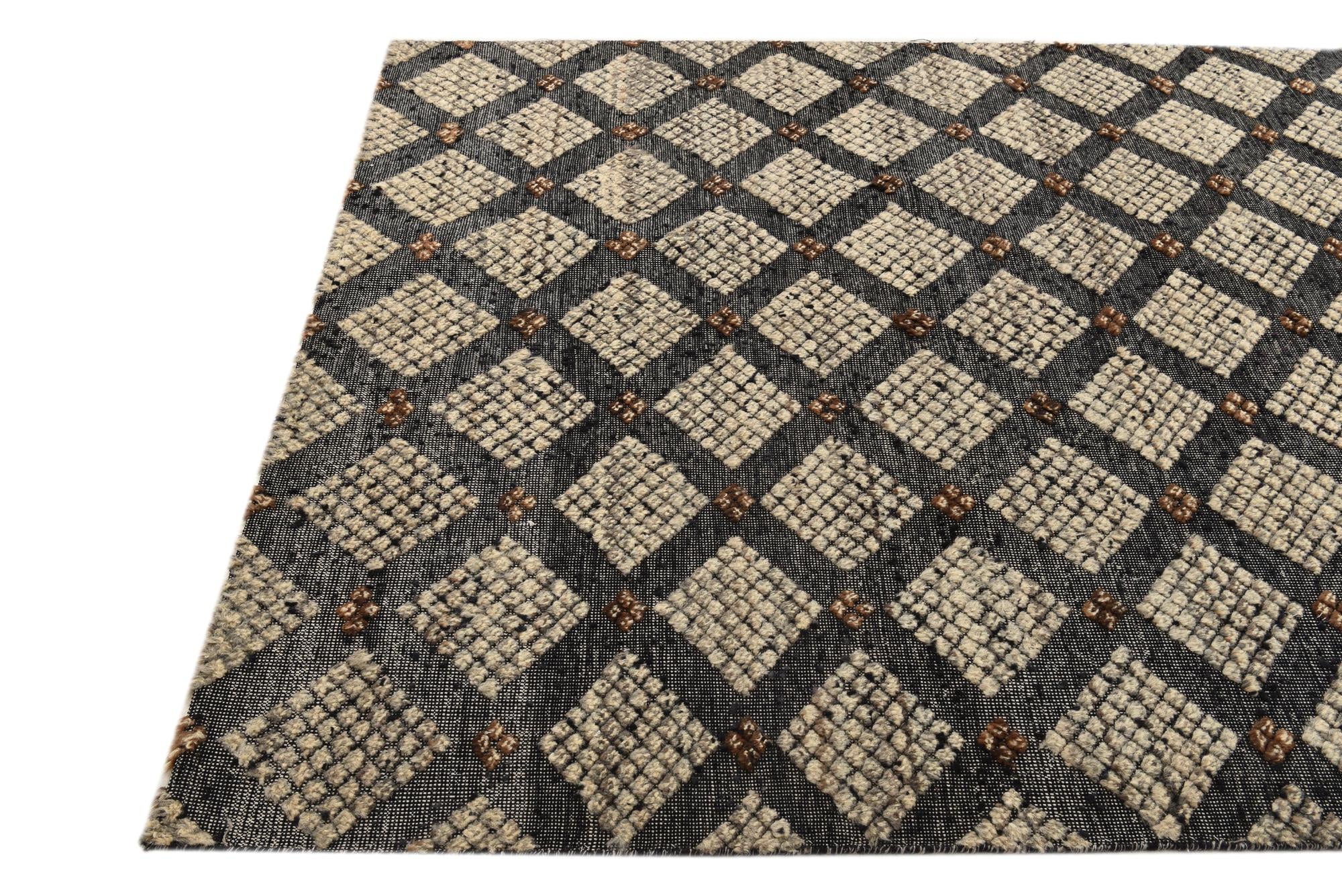 5' 7 x 7' 9 Hand Knotted Darya Wool Rug
