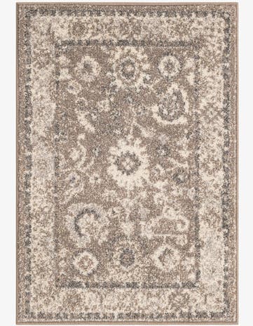 Beige Brown Carrington Rug