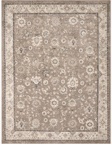 Beige Brown Madeline Rug