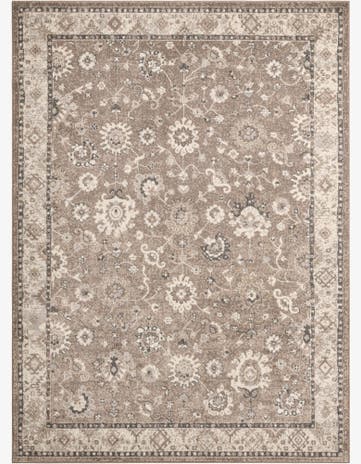 Beige Brown Madeline Rug