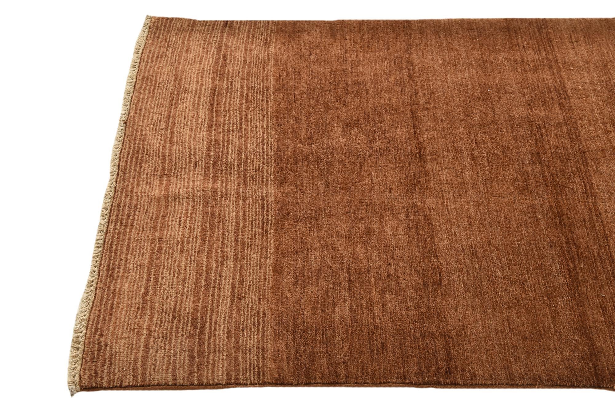 3' 4 x 6' 8 Hand Knotted Modern Ziegler Wool Rug