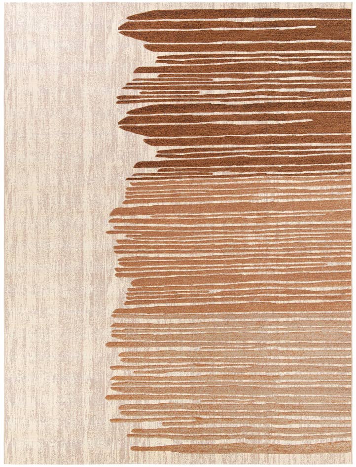 Detail image of 9' x 12' Easy-Clean Modern Indoor / Outdoor Rug
